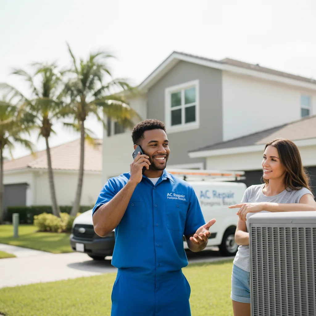 AC Repair Pompano Beach customer support in Lake Park